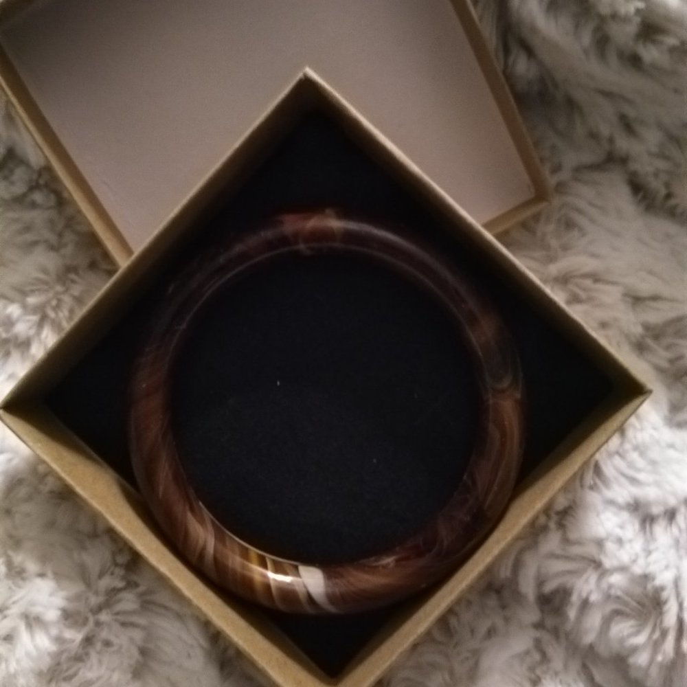 Genuine Tiger-Eye Bangle Bracelets
